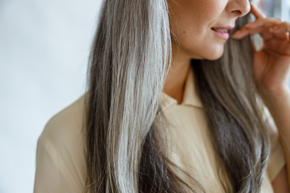 grey hair