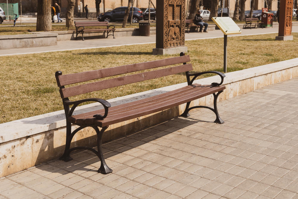 public park bench