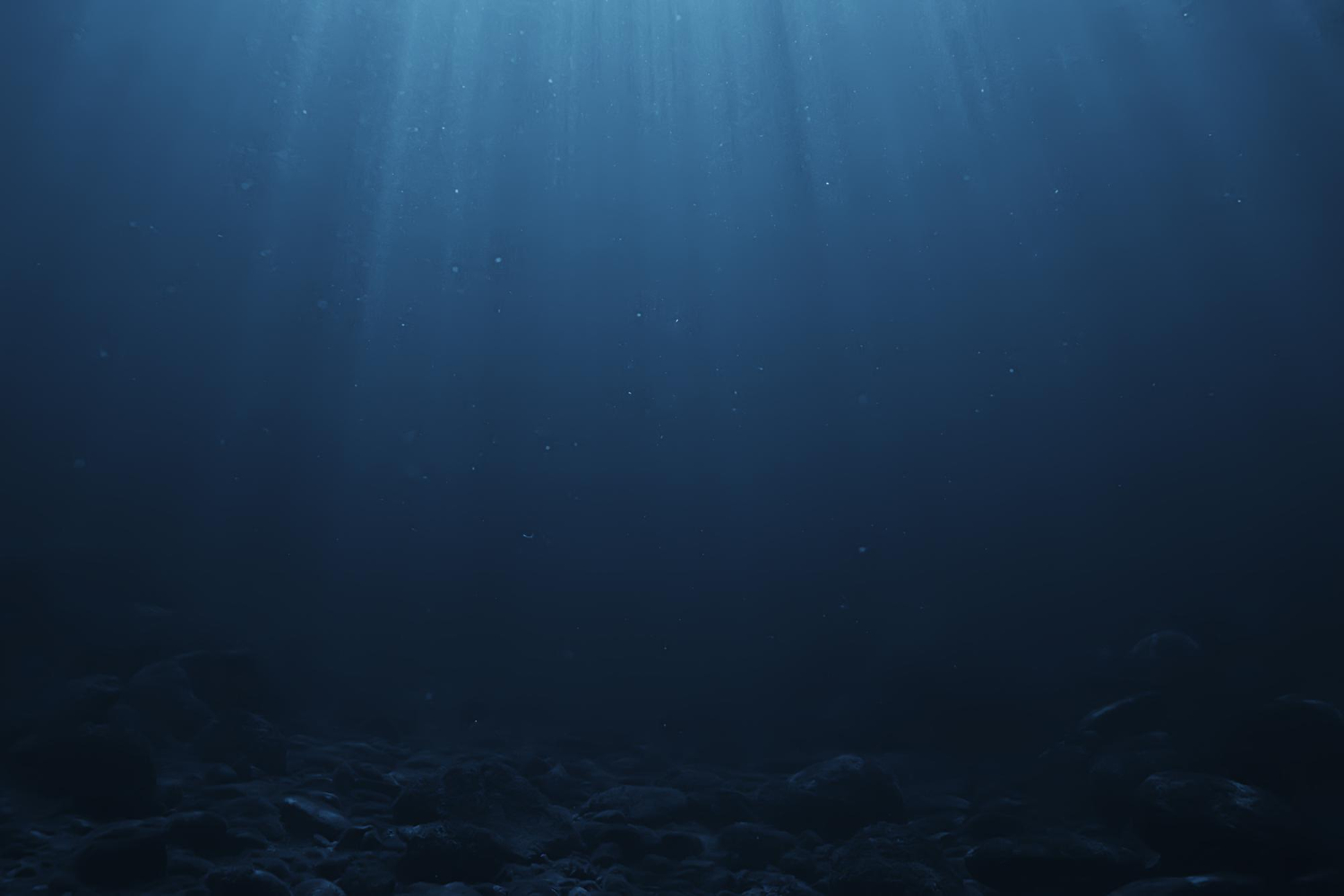 deep blue ocean