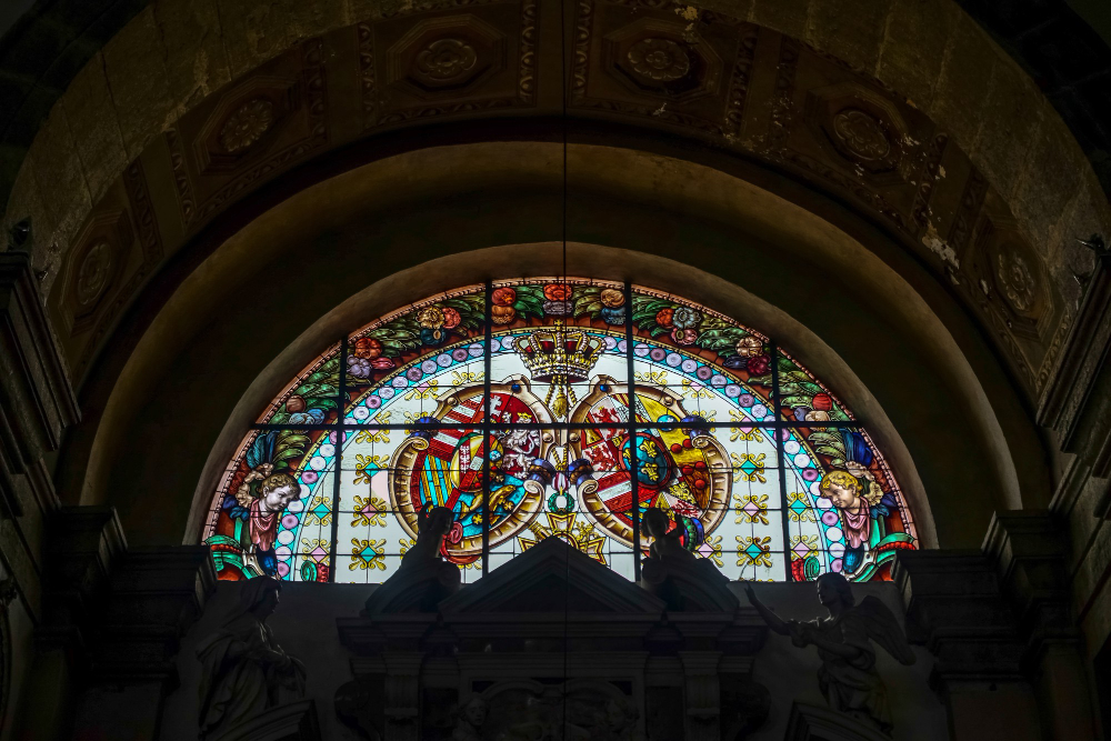 stained glass window
