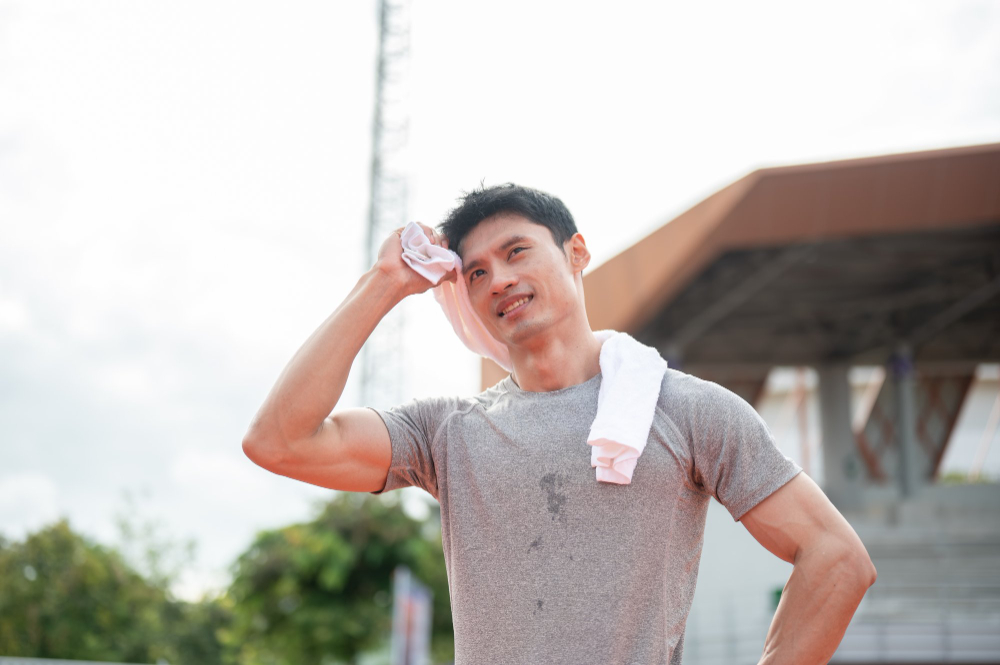 sweating