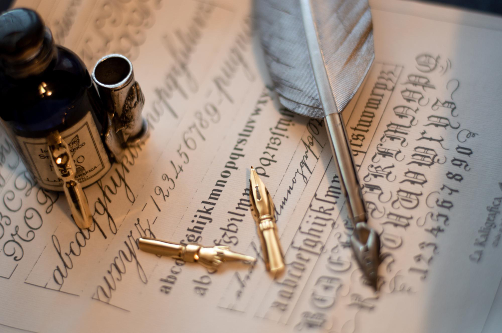 manuscript handwriting ink