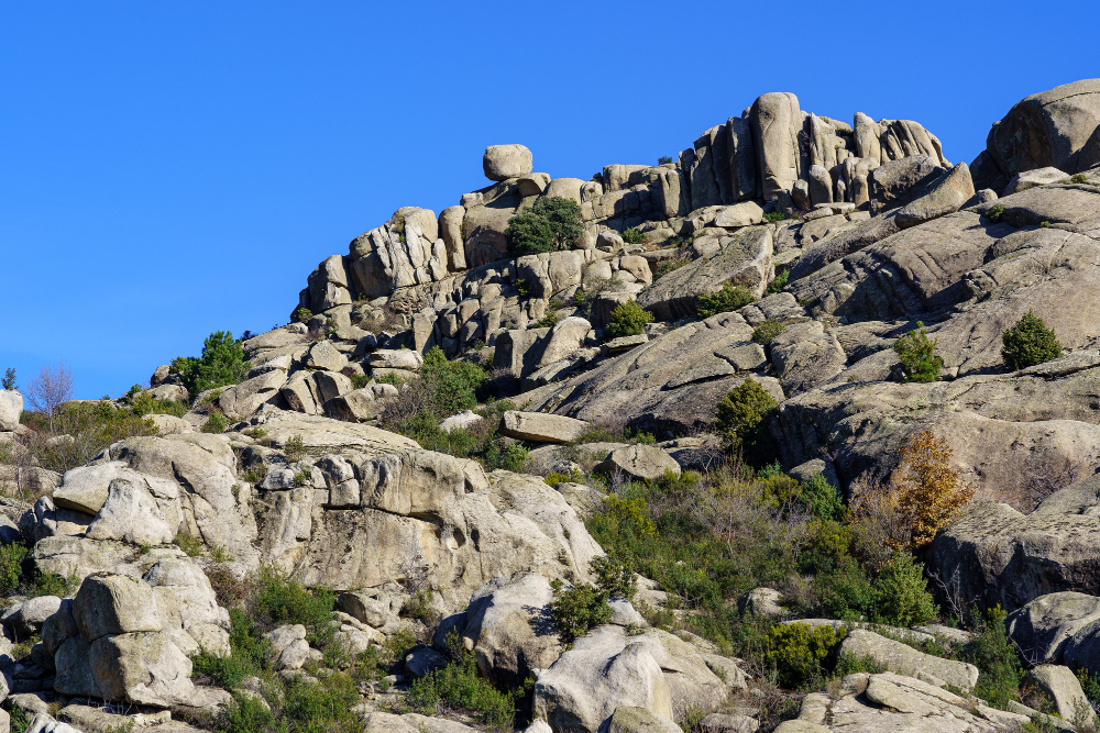 Hilltop boulders
