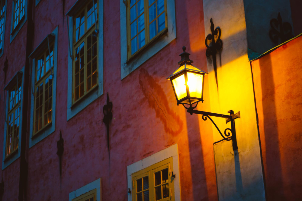 old street lamp