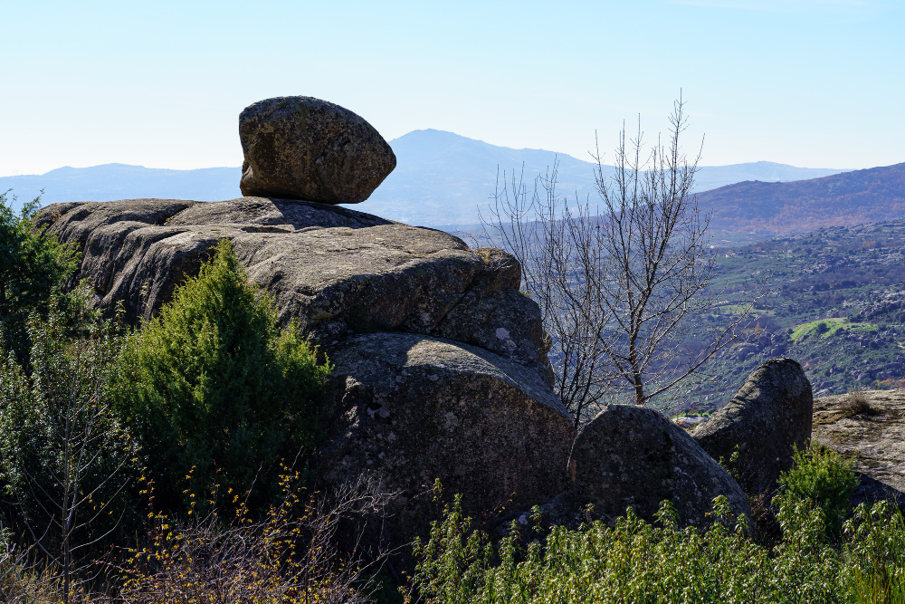 Hilltop boulders