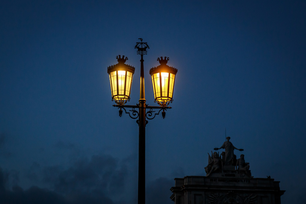 old street lamp