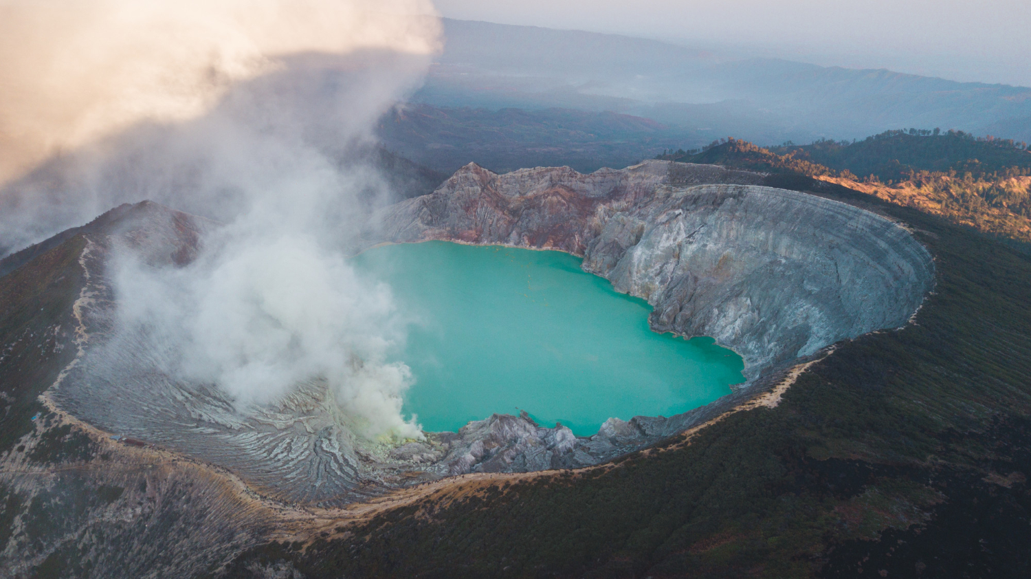 volcanic landscape
