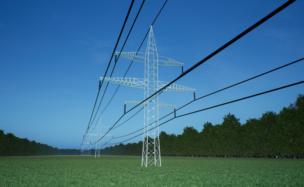 electricity pylon transmission