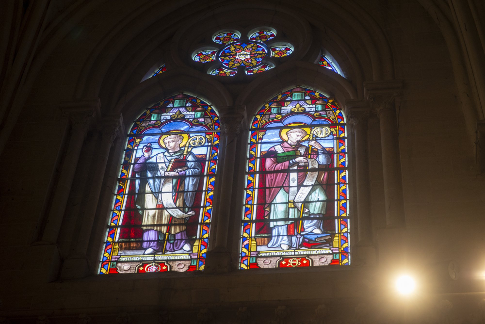 stained glass window