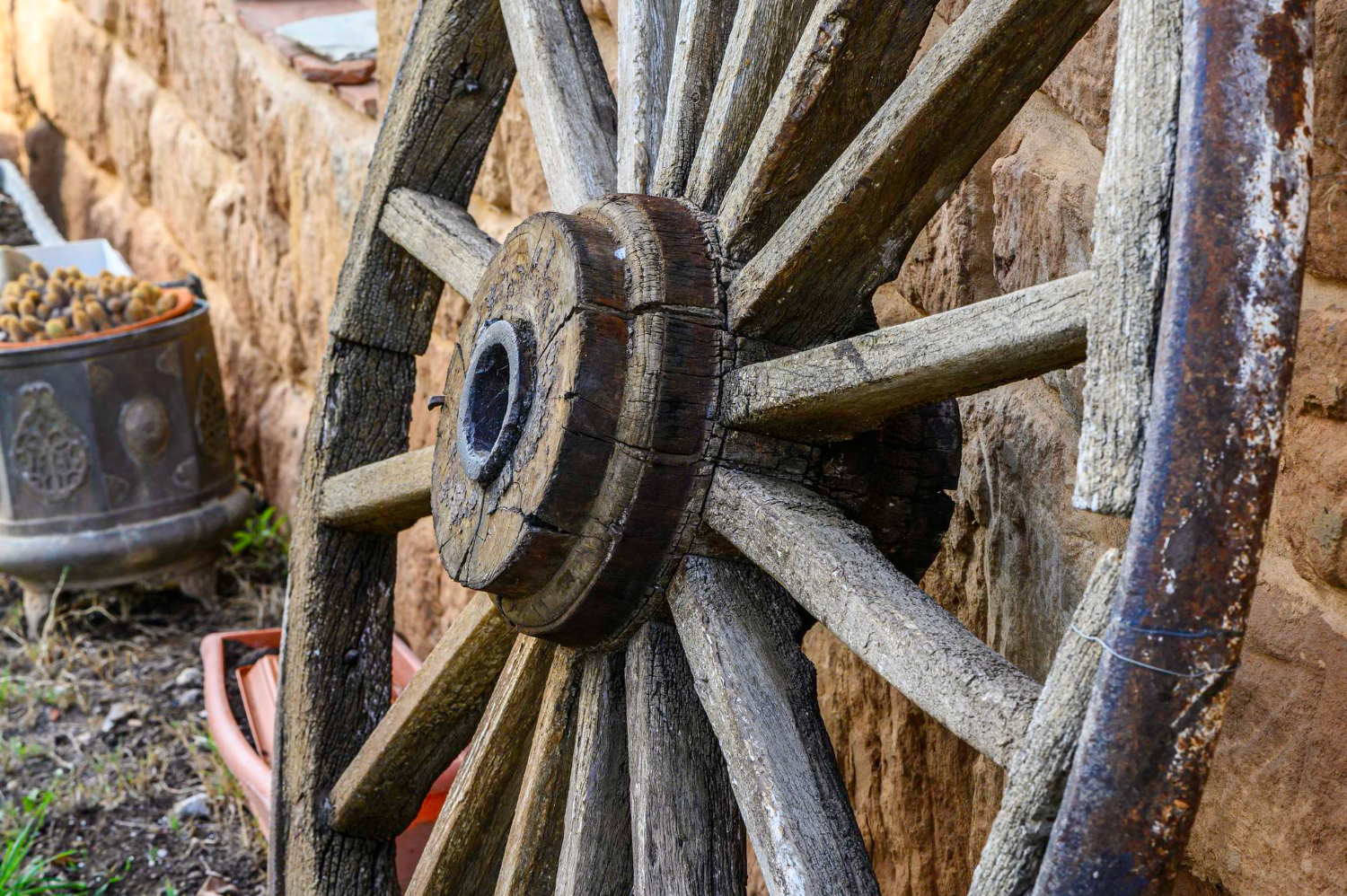 wooden wheel