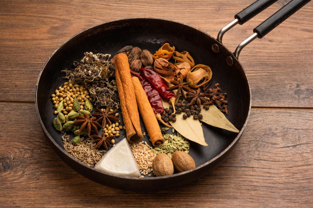 toasting spices