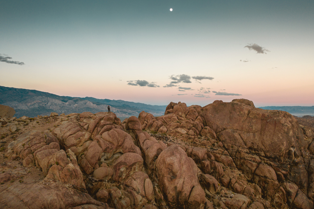 Hilltop boulders
