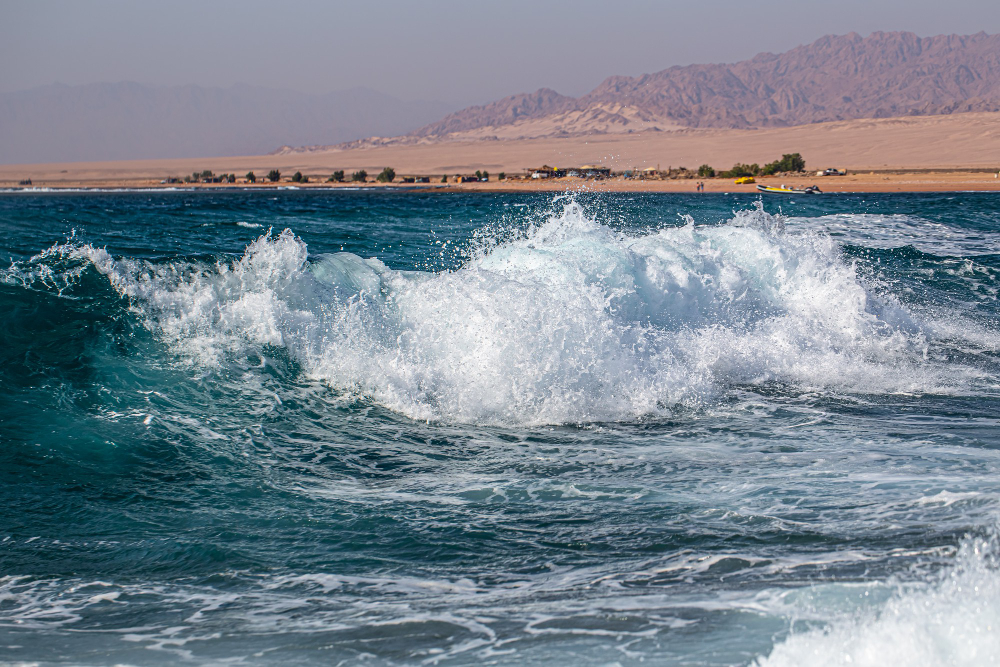 rough sea waves wind