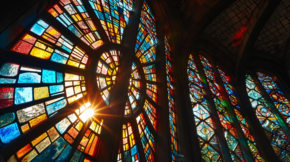 stained glass window
