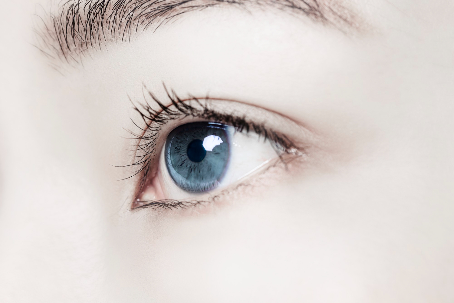human eye close up