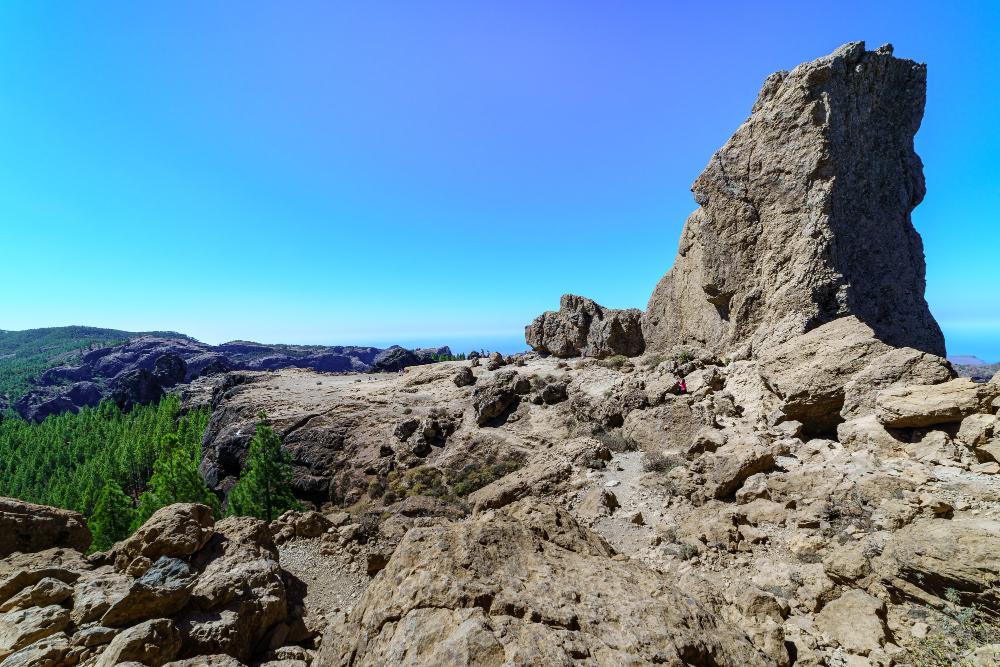 Hilltop boulders