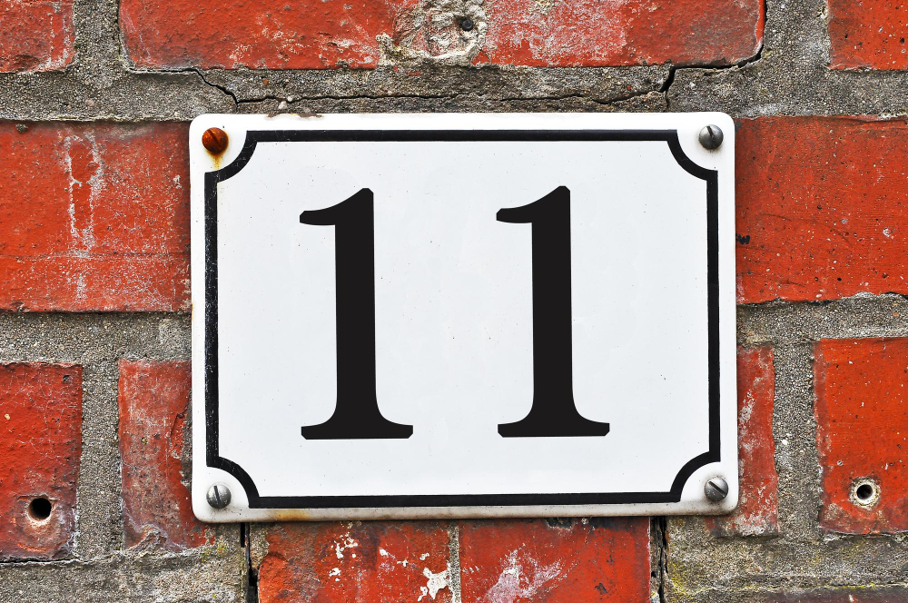 house number plate