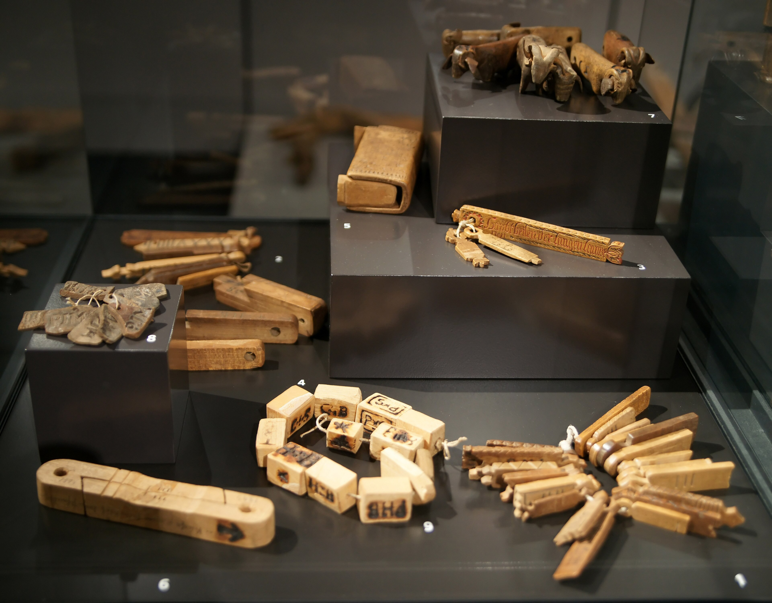 wooden tally stick