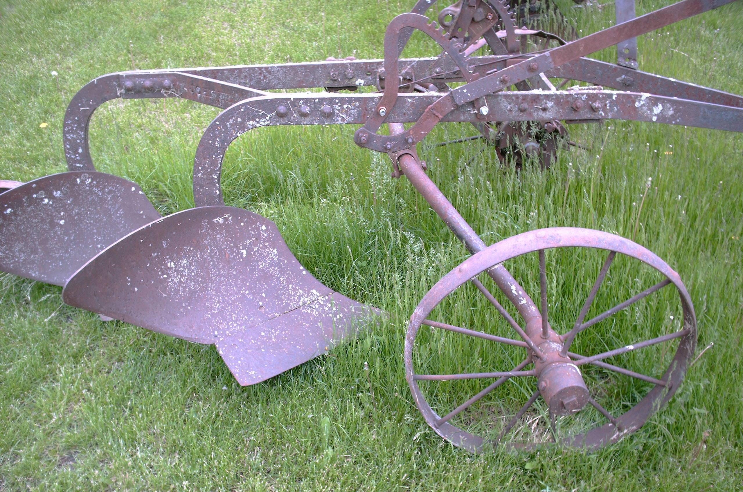 old plough agricultural