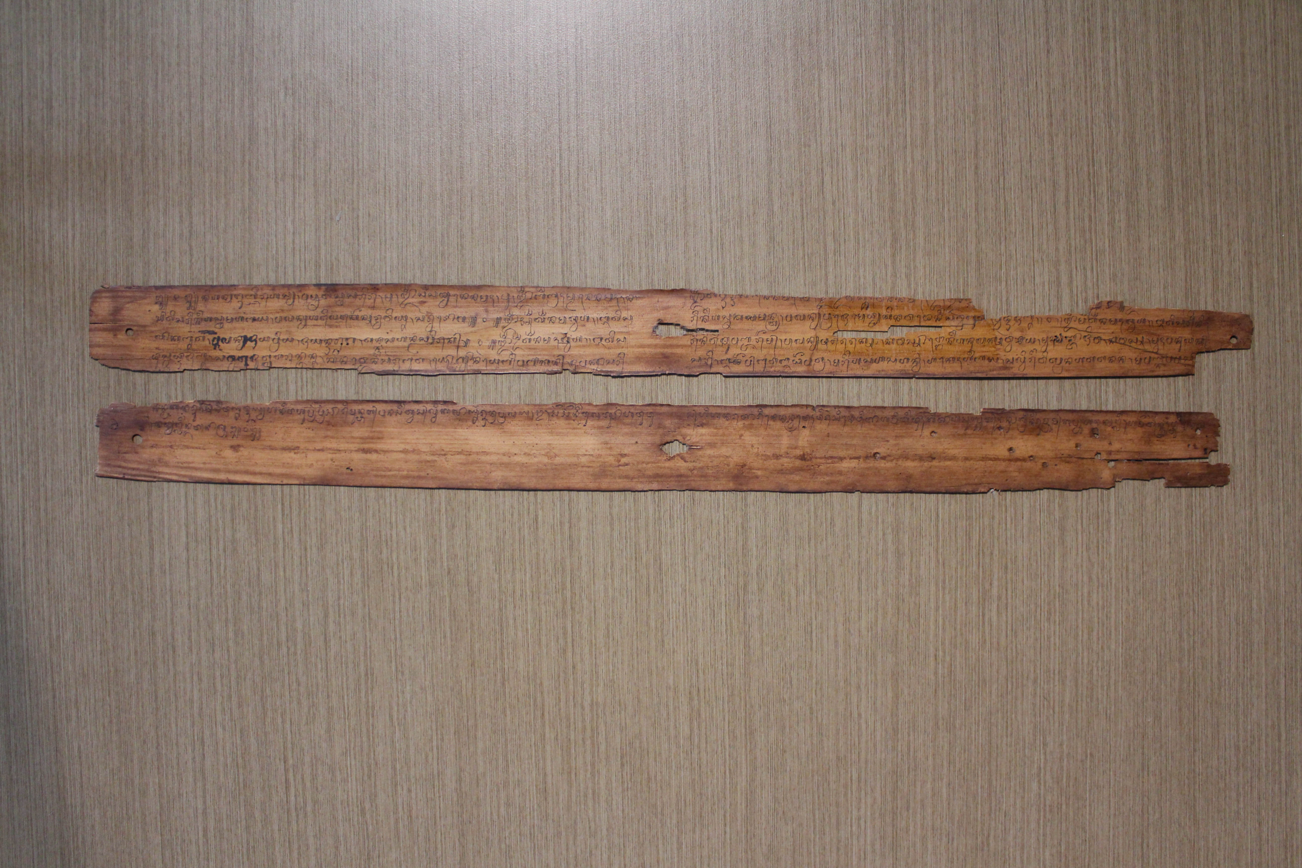 wooden tally stick