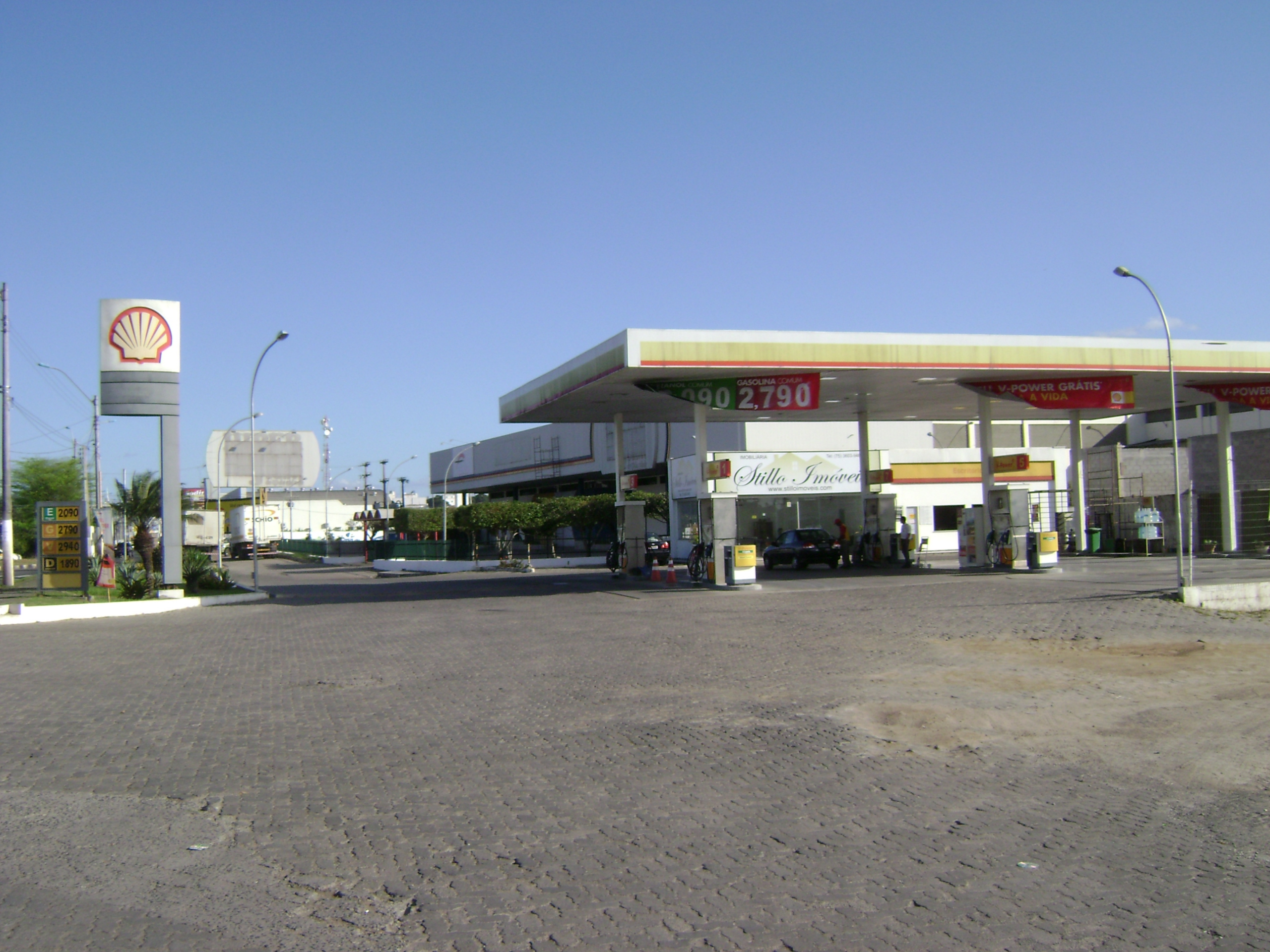 petrol station
