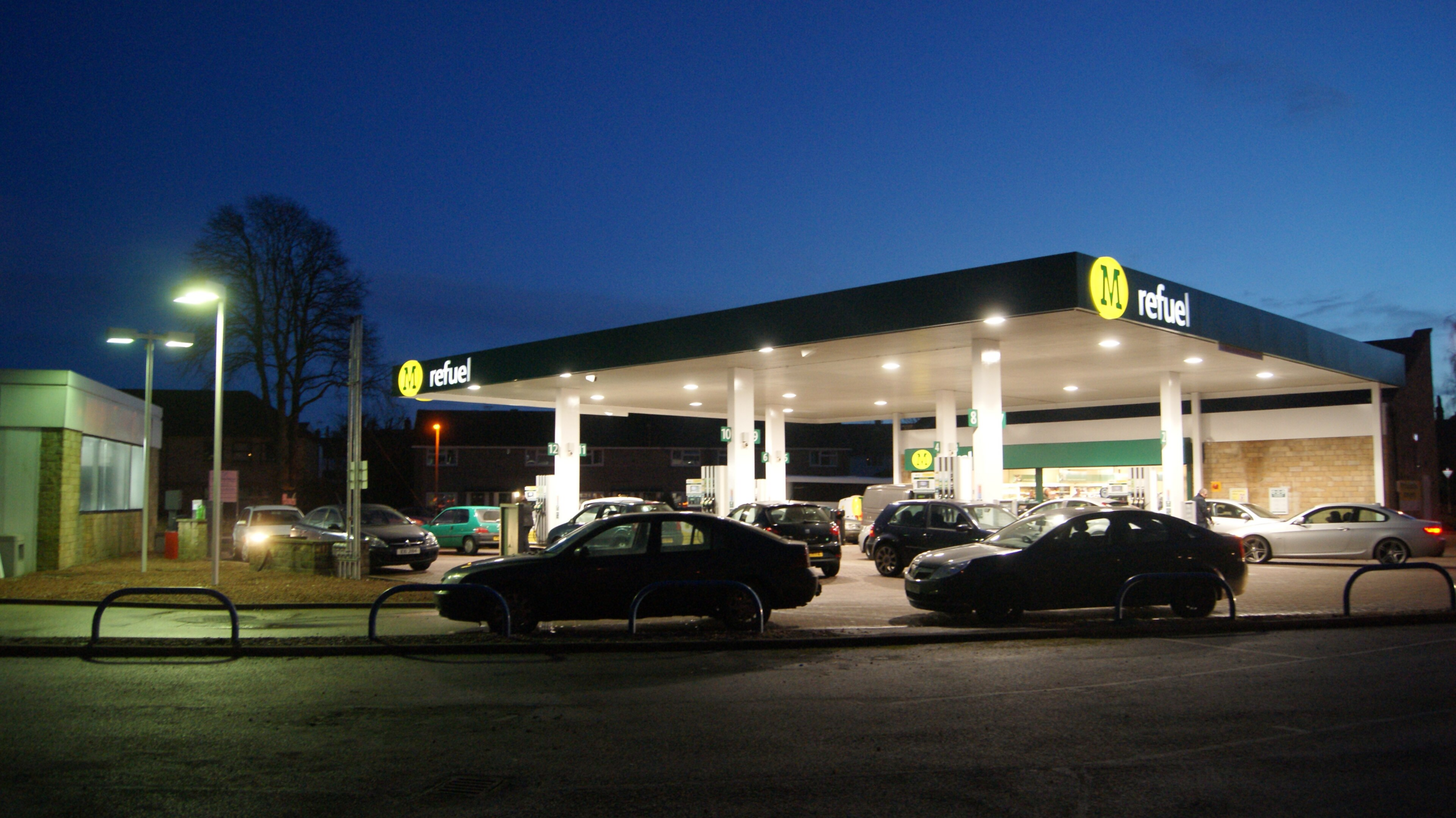 petrol station