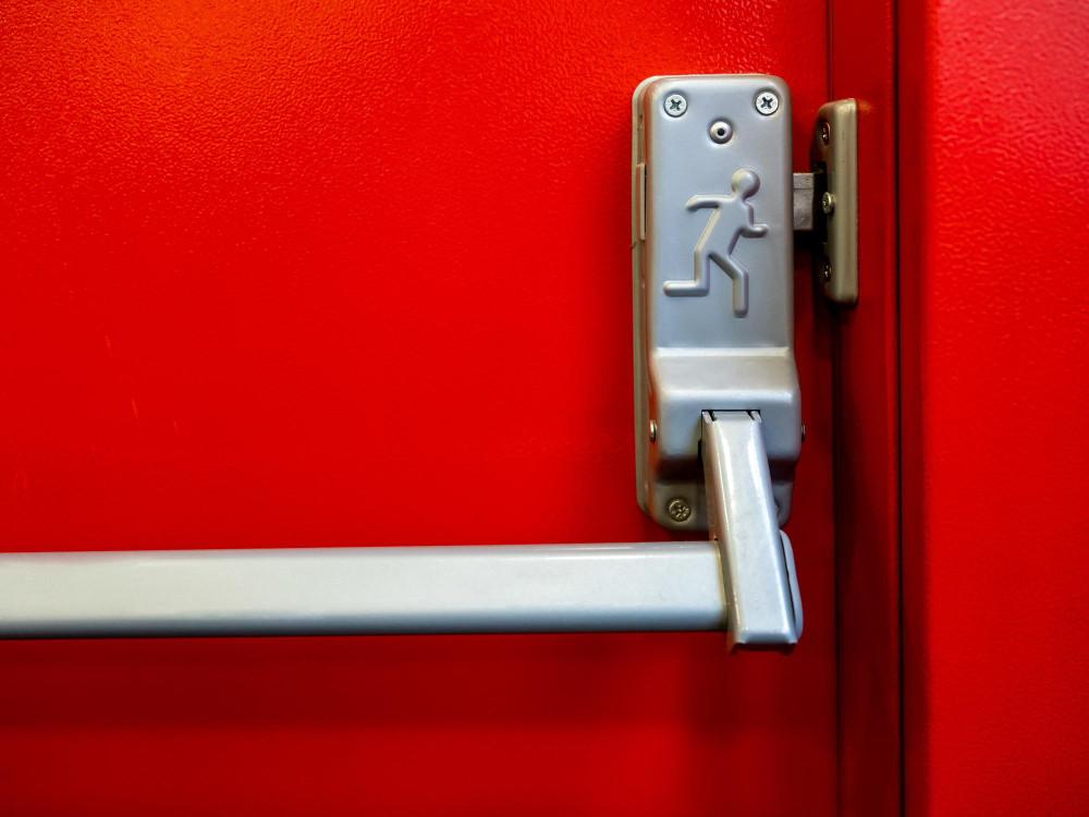 panic bar emergency exit door
