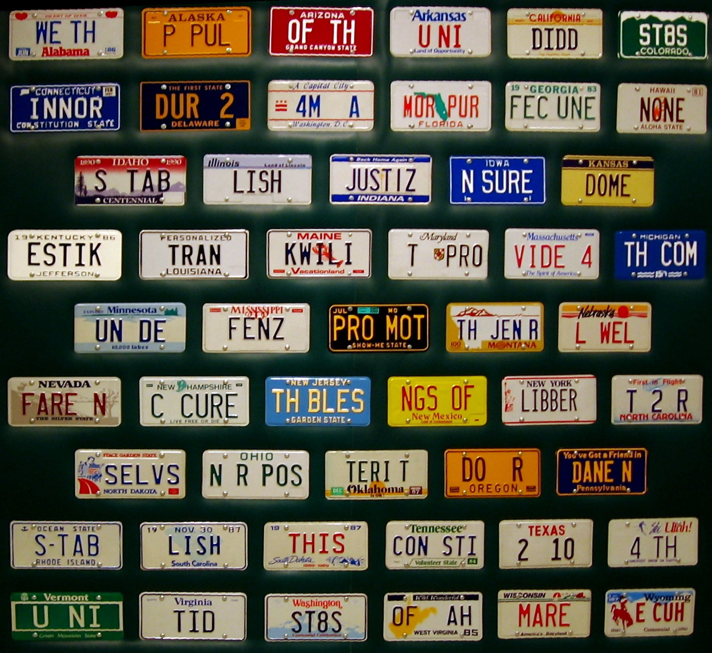 Number Plates